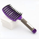 GlossNest - Breite Paddle-Haarbürste mit Smooth Styling