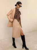 Frieda – Stylischer Hohe Taille Rock mit Seitenschlitz