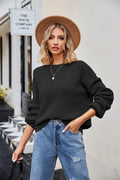 Yuna - Bequemer Rundhals Pullover mit langen Ärmeln