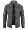 Aaron - Langärmelige Standkragen Reißverschluss Pullover Jacke