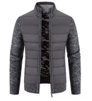 Aaron - Langärmelige Standkragen Reißverschluss Pullover Jacke