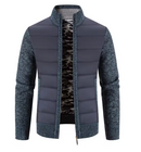 Aaron - Langärmelige Standkragen Reißverschluss Pullover Jacke