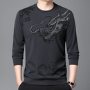 Magnus - Bedruckter Pullover mit Rundhalsausschnitt und langen Ärmeln