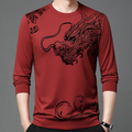 Magnus - Bedruckter Pullover mit Rundhalsausschnitt und langen Ärmeln