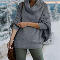 Greta - Lässiger Rollkragenpullover mit langen Ärmeln und Taschen