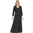 Noa - Elegantes Midikleid Mit V Ausschnitt