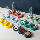 PawSip – 3 in 1 Katzenfutterautomat mit Wasserspender und Doppelnäpfen