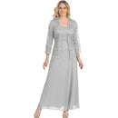 Noa - Elegantes Midikleid Mit V Ausschnitt