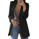 Emma - Lässige langärmelige Jacke mit Reverskragen und großen Taschen