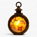 FrostGlow - Dekor Weihnachten Schneemann Lampe Mit LED Laterne Simuliert