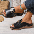 Erika – Leichte offener Spitze Sandalen mit Schnalle und rutschfeste Sohle