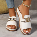 Erika – Leichte offener Spitze Sandalen mit Schnalle und rutschfeste Sohle