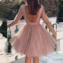 Freja – Elegantes Maxikleid mit Rundhalsausschnitt und langen Ärmeln