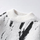 Axel - Warmer Langärmelig Rundhalsausschnitt Lose Strickpullover