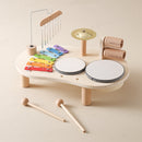 TunePlay – Musikalischer Spielzeugtisch für Kinder mit Trommeln Xylophon und Glocken