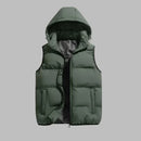 Henry - Warm wattierte Kapuzenjacke mit Reißverschluss und Taschen