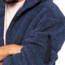 Axel - Langärmelige Vlies Kapuze Jacke mit Reißverschluß