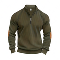 Ethan - Warmer Langärmelig Lose Halber Reißverschluss Pullover
