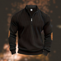 Ethan - Warmer Langärmelig Lose Halber Reißverschluss Pullover