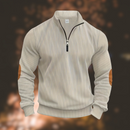 Ethan - Warmer Langärmelig Lose Halber Reißverschluss Pullover