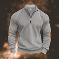 Ethan - Warmer Langärmelig Lose Halber Reißverschluss Pullover