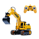 MegaDig - Langlebiges ferngesteuertes Spielzeug mit beweglichem Arm und Schaufel für junge Baumeister