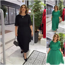 EleganceEase - Stilvolles Schickes Kleid