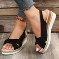 Alexa – Stylische Keilsandalen mit Kreuzriemen design
