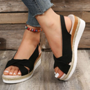 Alexa – Stylische Keilsandalen mit Kreuzriemen design
