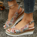 Alexa – Stylische Keilsandalen mit Kreuzriemen design