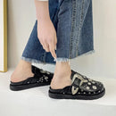 Noura – Punk inspirierte Hausschuhe mit gepolsterter Innensohle und rutschfester Sohle