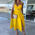 Ava – Stilvolles Armelloses Midikleid