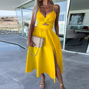 Ava – Stilvolles Armelloses Midikleid