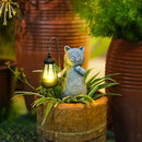 GlowPaws - Dekoration Wasserdicht Katze Garten Laterne