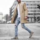 Carl - Warm Langärmelig Jacke Mit Knöpfen