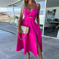 Ava – Stilvolles Armelloses Midikleid