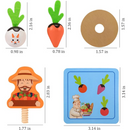GrowGarden – Buntes Gemüsespielzeug Gartenspielset mit realistischem Gemüse für Kinder