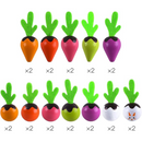 GrowGarden – Buntes Gemüsespielzeug Gartenspielset mit realistischem Gemüse für Kinder