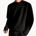 Henry - Warmer Langärmelig Rundhalsausschnitt Gerippter Pullover