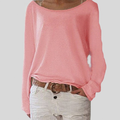 Nina - Leichtes locker sitzendes Langarmshirt mit Rundhalsausschnitt