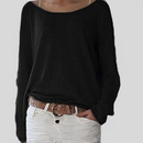 Nina - Leichtes locker sitzendes Langarmshirt mit Rundhalsausschnitt