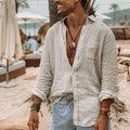 Klaus - Leichtes Langarmshirt mit lockerer Passform und Taschen
