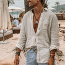 Klaus - Leichtes Langarmshirt mit lockerer Passform und Taschen