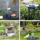 AquaBloom – Solarbetriebener Vogelbrunnen mit wunderschönem Wasserspiel