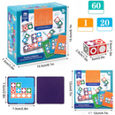 PuzzlePulse – Rätsel Zuordnungsspiel mit Musterblock Puzzle für die kognitive Entwicklung