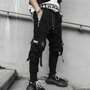David – Modische Cargohose mit Kordelzug in der Taille und mehreren Taschen