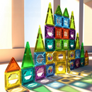 GlowTiles – Magnetisches im Dunkeln leuchtendes Bauset mit LED Kacheln