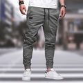 Anselm - Lässige Schlanke Passform Cargohose mit Kordelzug und Taschen