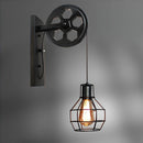 GlowBright - Vintage Heberolle LED Wandleuchte Für luxuriöse Dekoration