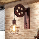 GlowBright - Vintage Heberolle LED Wandleuchte Für luxuriöse Dekoration